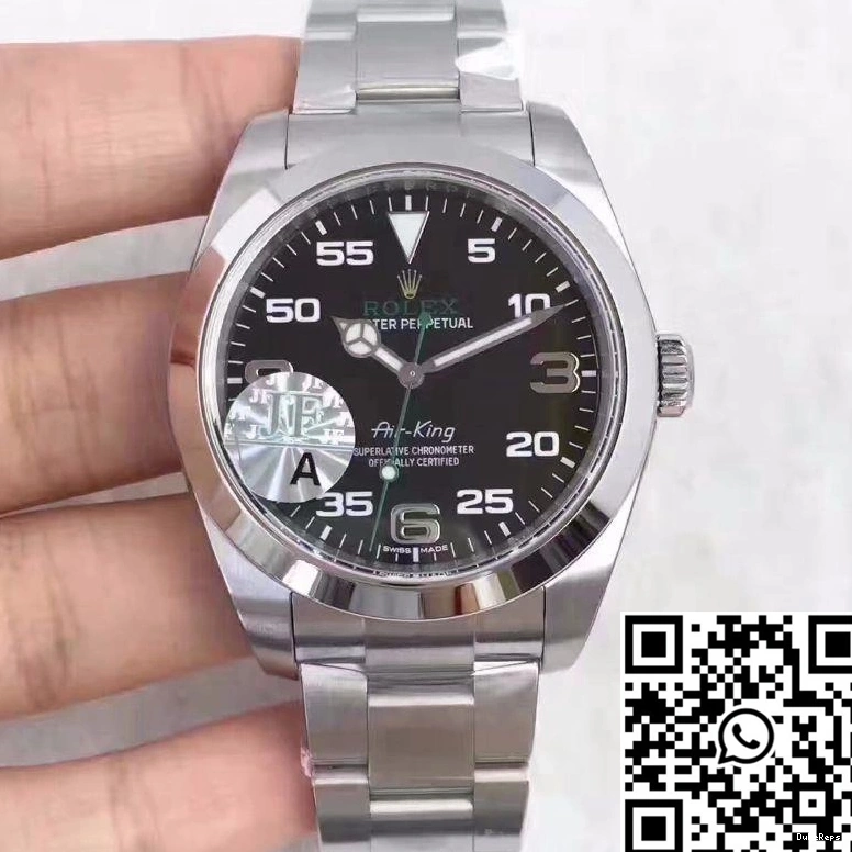 Rolex Black Air-King 116900 JF Dial Factory 1016